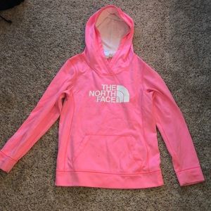 Pink North Face Hoodie